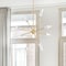Designers Fountain Star Dust 8-Light Brushed Gold with Natural Marble Accents Mid-Century Modern Sputnik Chandelier D304C-8CH-BG - alternate 6